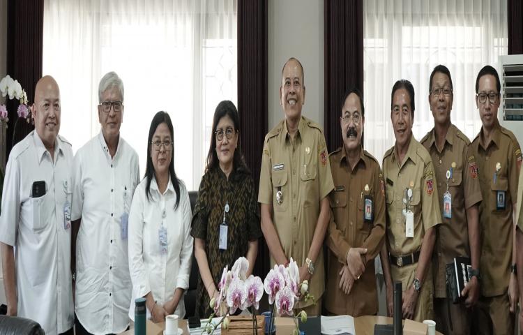 Bupati Parwata Terima Audiensi BPLH Pusat Upaya Percepatan Kelola Sampah